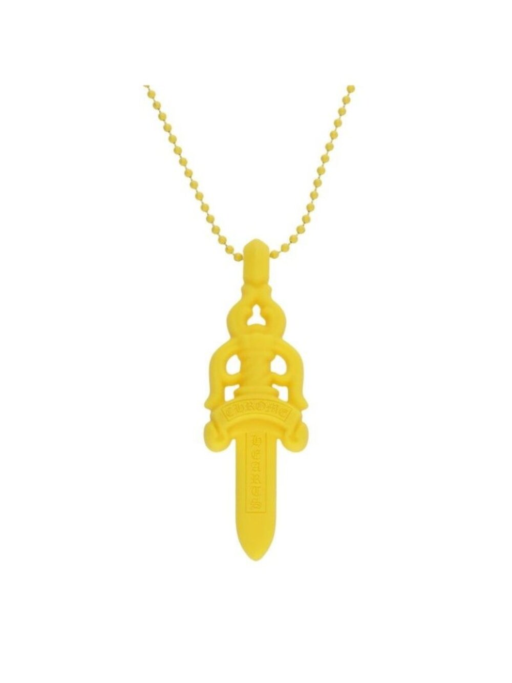Chrome Hearts Rubber Large Dagger Silicone Necklace